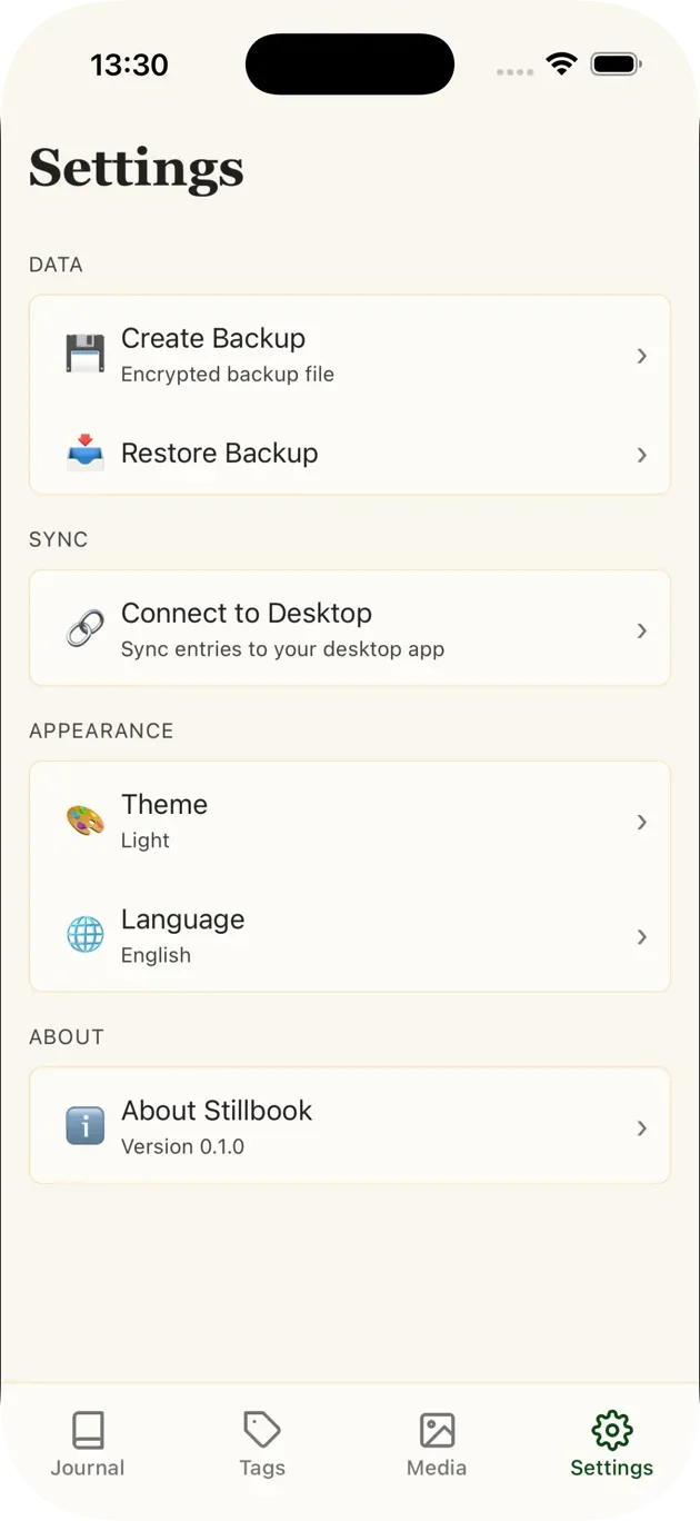 Stillbook screenshot 5